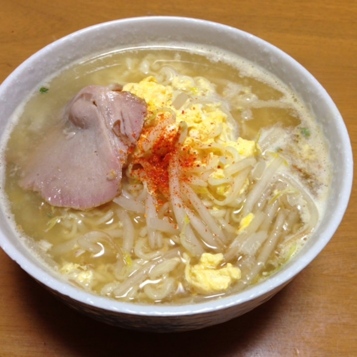 サッポロ一番みそラーメンでふわみそチャーシューメン